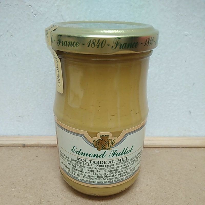 

EDMOND FALLOT Moutarde Au Miel / Honey & Balsamic Dijon Mustard 210g