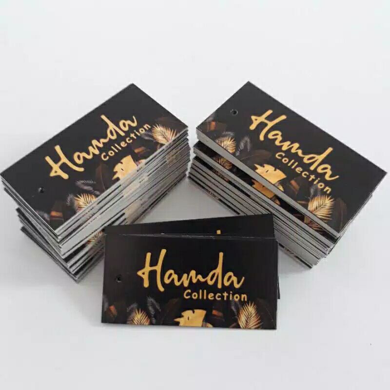 

[Min 180 Pcs] Hang Tag Hang Tag Pakaian 3x5 Free Tali