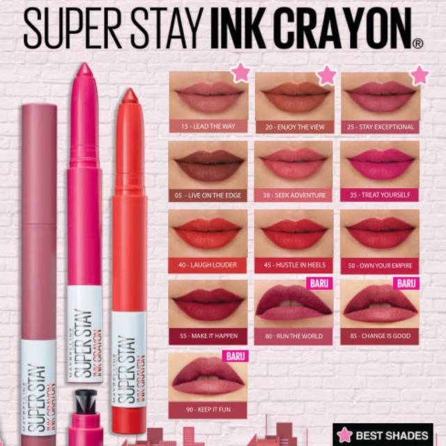 

Maybelline ink crayon