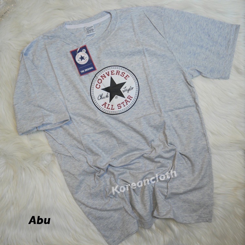 KAOS DISTRO BANDUNG CONVERSE BULAT PRIA REMAJA DEWASA