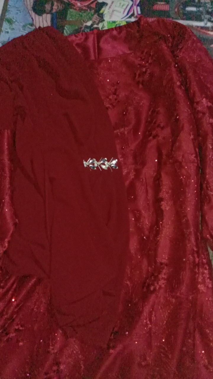 (promo) Nayaka Batik - Maxi Dress Syakila Mutiara | Gamis Brukat | Baju Lebaran | Maxi Farasya #2