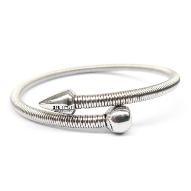 Gelang Titanium Anti Karat Cowok Keren