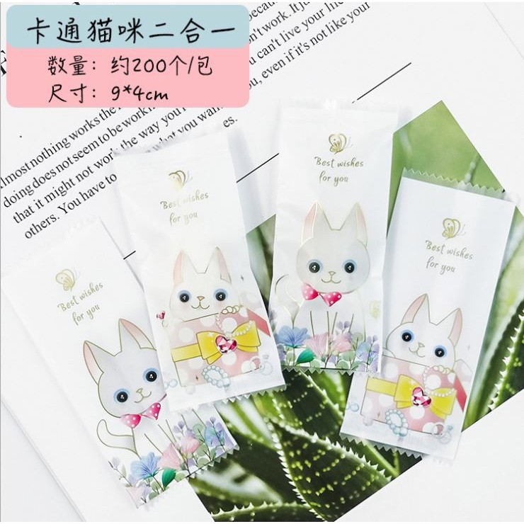

Plastik Nougat - Permen - Coklat BEST WISH CAT