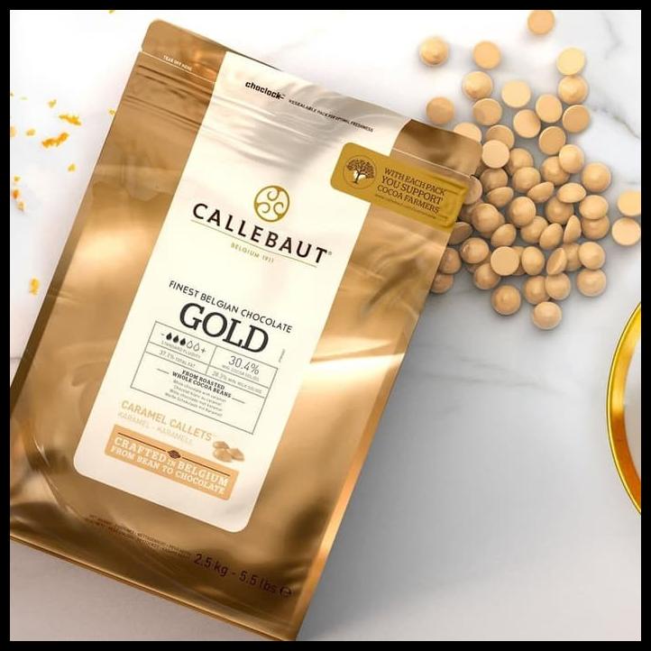 

TERBARUU!! Callebaut Gold Caramel Belgian Chocolate 250gr TERBARU