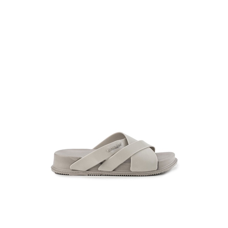 SANDAL SLIDE WANITA HUSH PUPPIES ORIGINAL CASUAL BRANDED GREY HW30