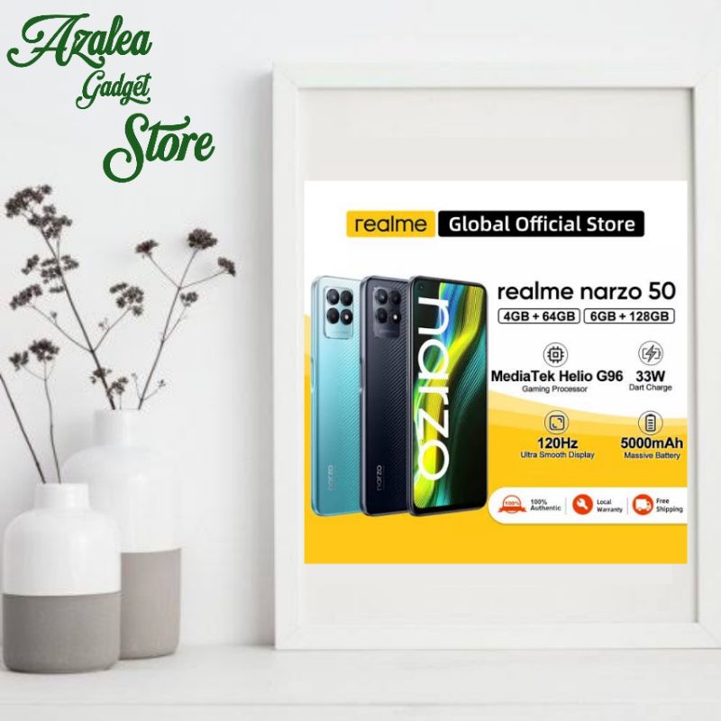 Realme Narzo 50 4/64GB Garansi Resmi