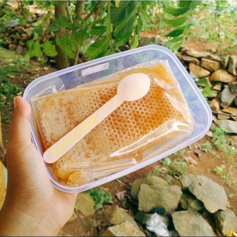 [[FREE ONGKIR]]MADU SARANG ASLI RAW HONEY SARANG MADU HONEYCOMB madu murni