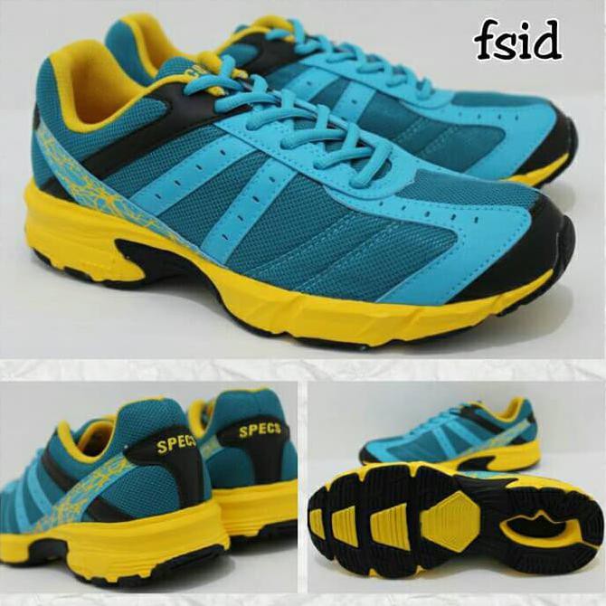 Sepatu Running Specs Vinson Massif - City Blue/Black/Sun Yellow 200409