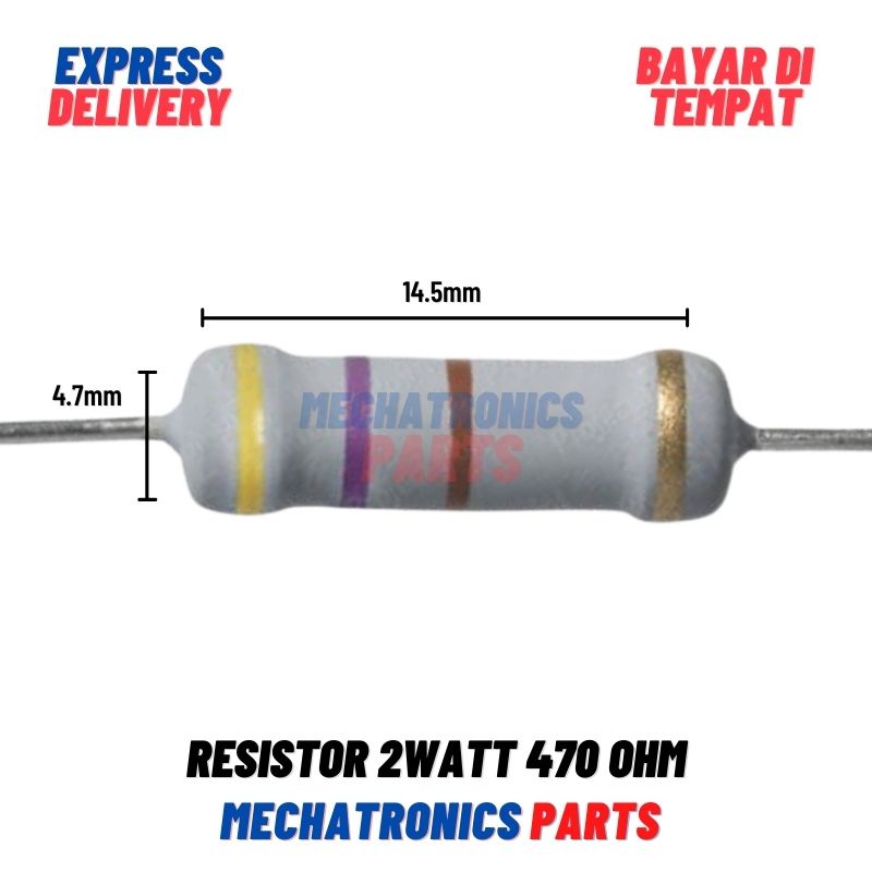 [PAS-9237] RESISTOR 2WATT  470OHM