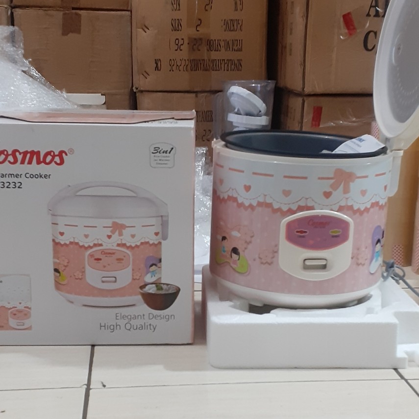 Rice Cooker Cosmos CRJ-3232 1,8 Liter/Panci Custom/ Bergaransi Resmi