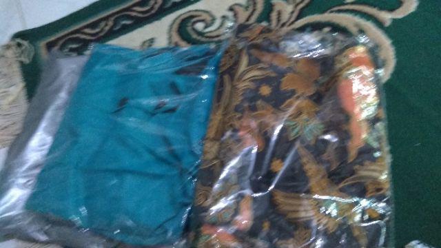 Batik Tunik Santika Black Jumbo