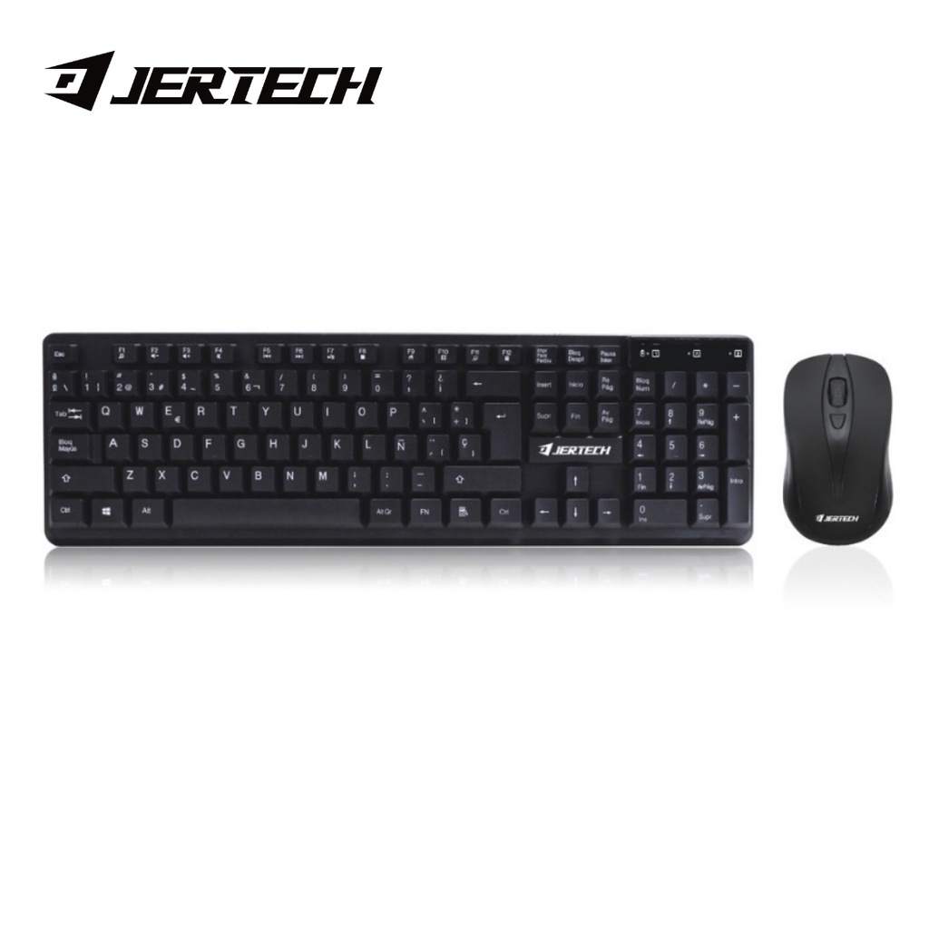 1 Set Paket Keyboard and Mouse Jertech KM300 Wireless - ACS