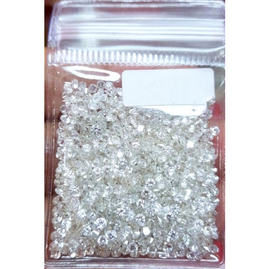 BERLIAN ASLI DI JAMIN Natural Diamond Putih Eropa Original Garansi 2mm Gugur 20 25 Tabur Murah