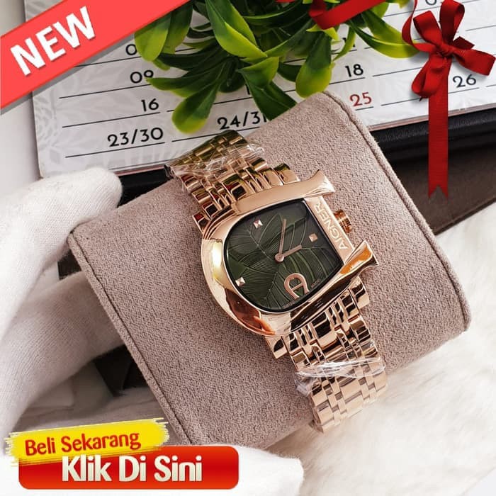 MURAH  KLIK BELI  Jam Tangan Wanita Aigner Original Type : A1800 Baterai F9