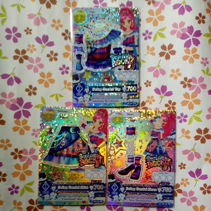 aikatsu premium set swing gemini season 2 versi 6