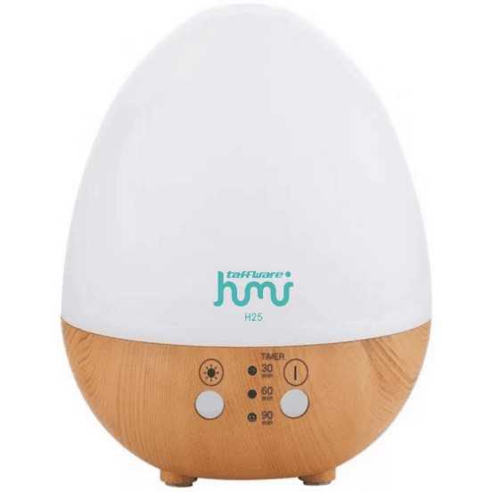 Taffware HUMI Air Humidifier Aromatherapy Egg Shape 235ml - H25