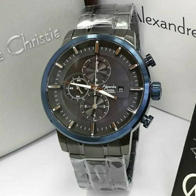 Jam Tangan Alexandre Christie AC 6323 Blue Original