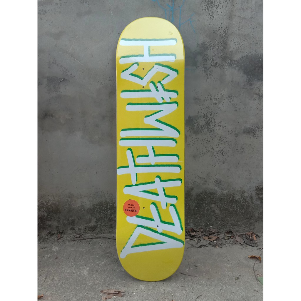 Deathwish 1pc deck skateboard 31x8 &quot;31X8.25&quot; pro deck 4 Roda Bahan Maple canandian Untuk Dewasa