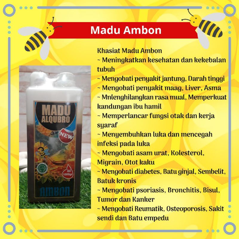 

Madu Ambon Sehat 1000g