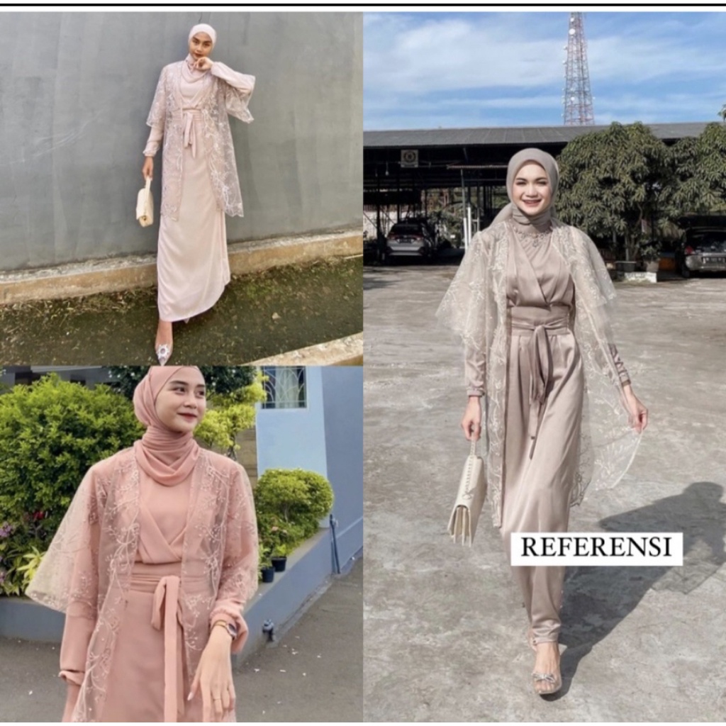 GAMIS   BUSUI TIARA   GAMIS BRUKAT GAMIS PESTA MEWAH BUSUI DRESS RAYA  SATIN VELVET  SIZE L XL XXL  