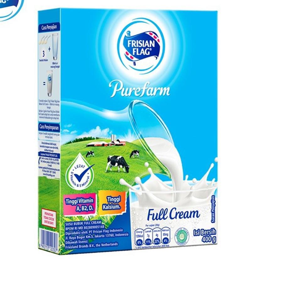 

Frisian Flag Susu Bubuk Fullcream Purefarm 400 gr