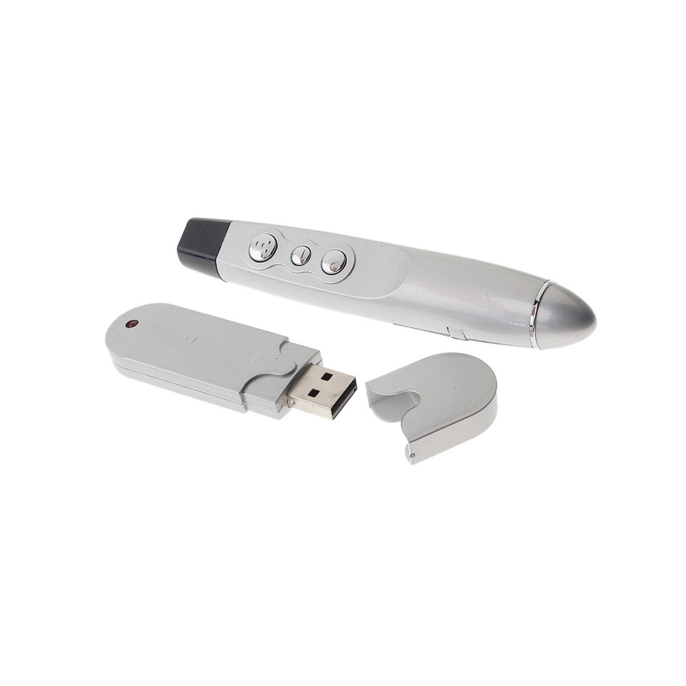 PRESENTER LASER POINTER WIRELESS PP1000 PP 1000 MULTIMEDIA MURAH MERAH