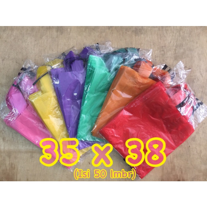 

Ginger Kantong Plastik Softhandle - Shopping Bag Soft Handle Polos 35x38