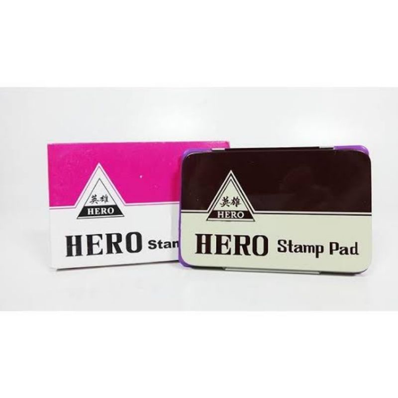 Stamp Pad Hero / Bak Stampel Hero Ukuran Kecil