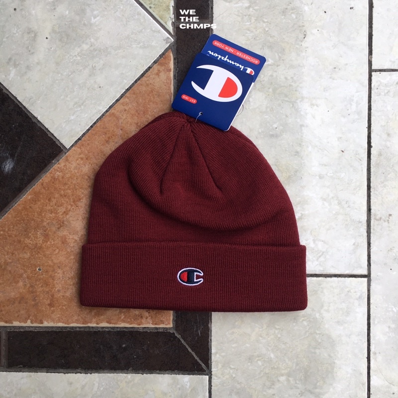 Beanie Hat Champion Original Topi Kupluk Champion Topi Original Topi Rajut Pria