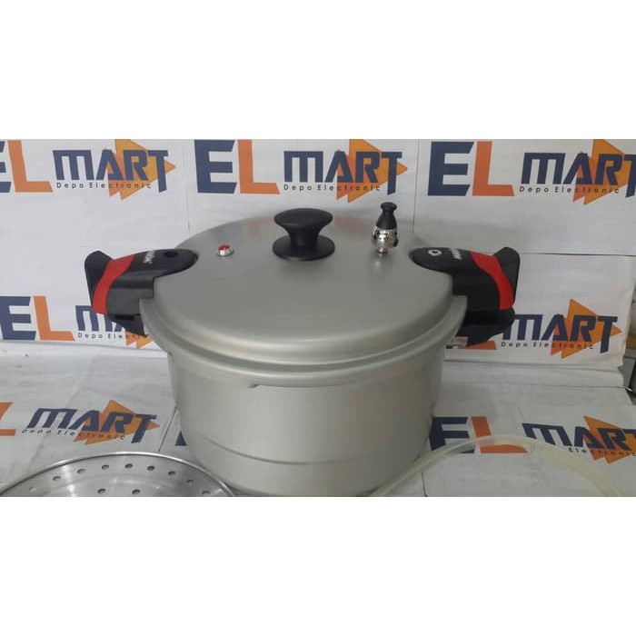 Panci Presto MAXIM alumunium 12 liter Pelunak daging ayam Pressure Cooker 12L