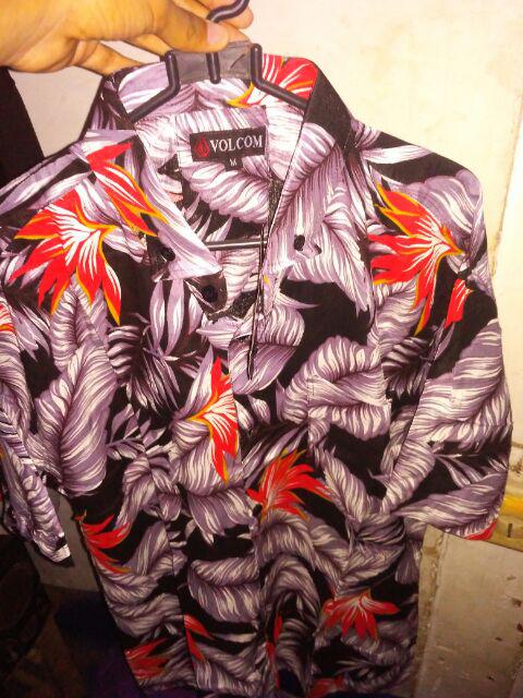 Hem Kemeja Pendek Pria Lengan Pendek Distro Pakaian Pria Casual Batik Polos Kerja Kantor Surfing