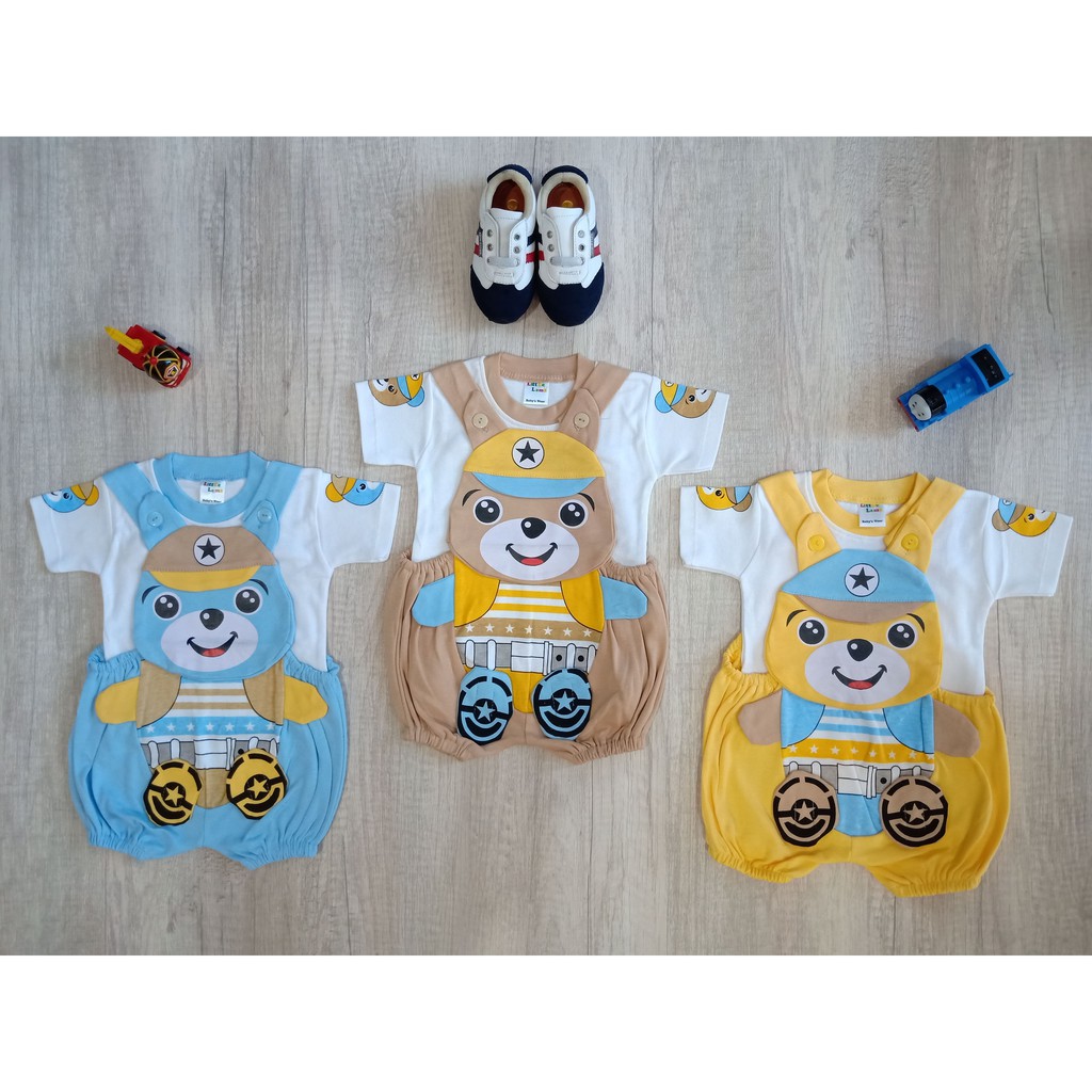 BAJU KODOK BAYI JUMPER BAYI LAKI LAKI OVERALL BABY JUMPER BABY ROMPER BABY OVERALL BABY BEAR