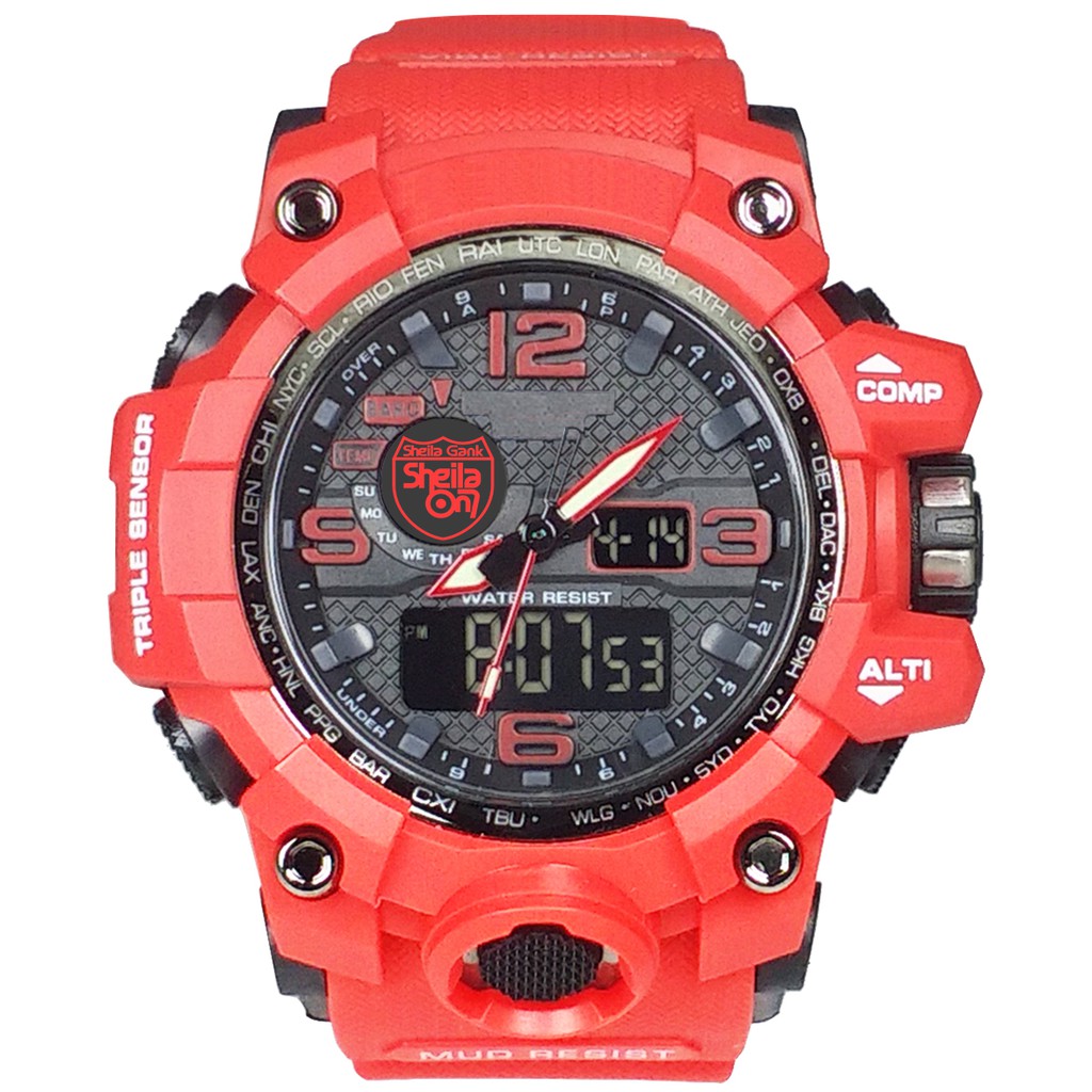 (Istimewa Bossque) Jam SHEILA ON 7 DT Full Merah (Exclusive)