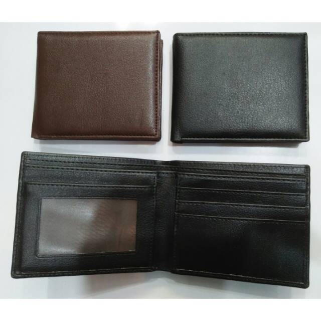 Dompet cowok polos lipat pendek pasir