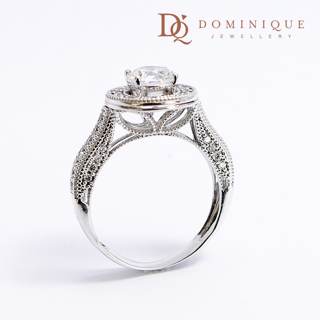 

Dominique Jewellery- Cincin Solitaire 75% SNI DQC 11370