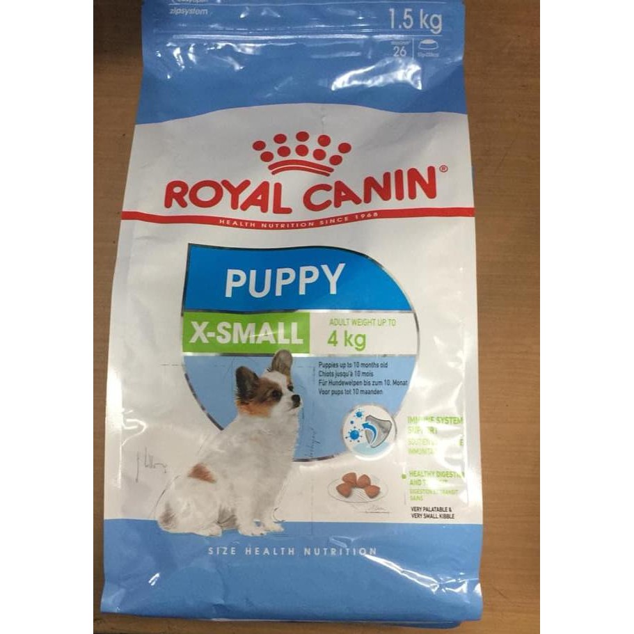 D Pasti Ready Dog Food Royal Canin X Small Xsmall Puppy 1 5gr D Shopee Indonesia