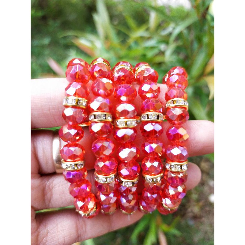 GELANG KRISTAL BLINK  SEKAT HANDMADE JUNTAI