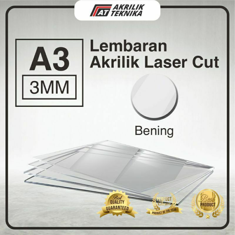 LEMBARAN AKRILIK A3 3MM ACRYLIC GROSIR BERKUALITAS