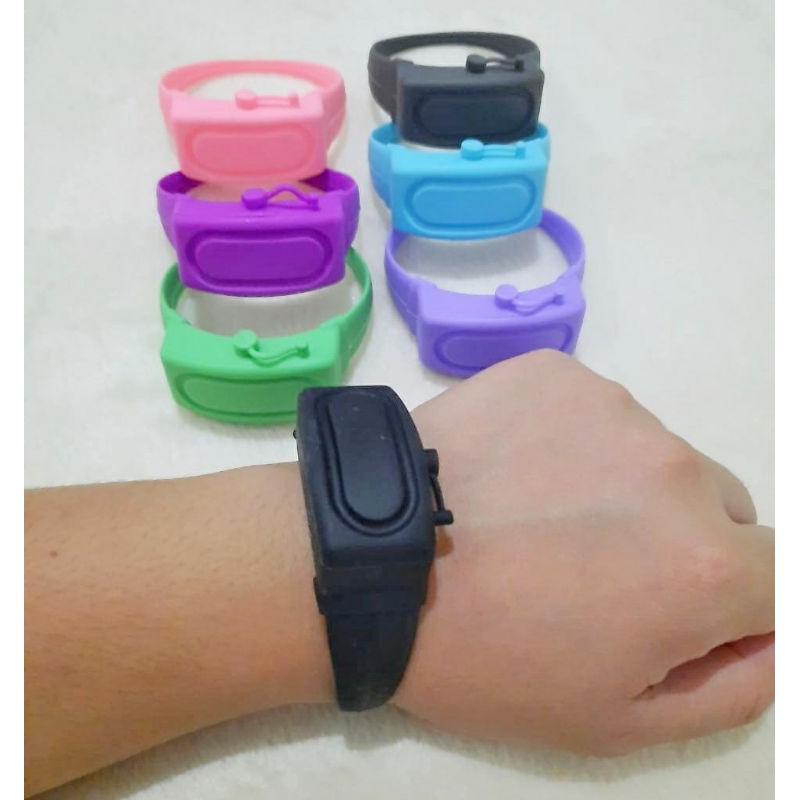 Gelang Hand Sanitizer dengan tutup hand sanitizer jam tangan