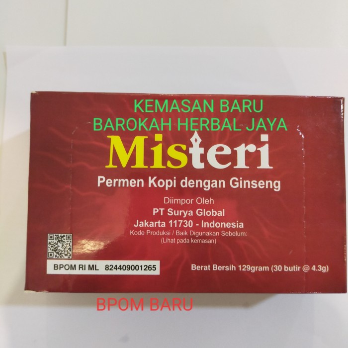 Misteri Permen Candy/Misteri Permen Candy Original isi 30 psc