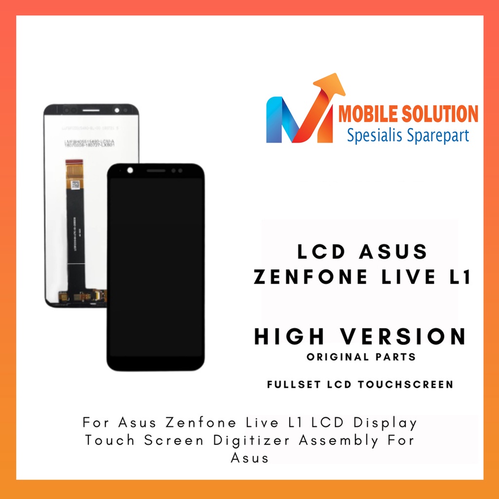 Grosir LCD Asus Zenfone Live L1  LCD Asus Zenfone ZA550KL  LCD Asus Zenfone X00RD ORIGINAR 100%  Fullset Touchscreen Garansi 1 Bulan + Packing / Bubbel