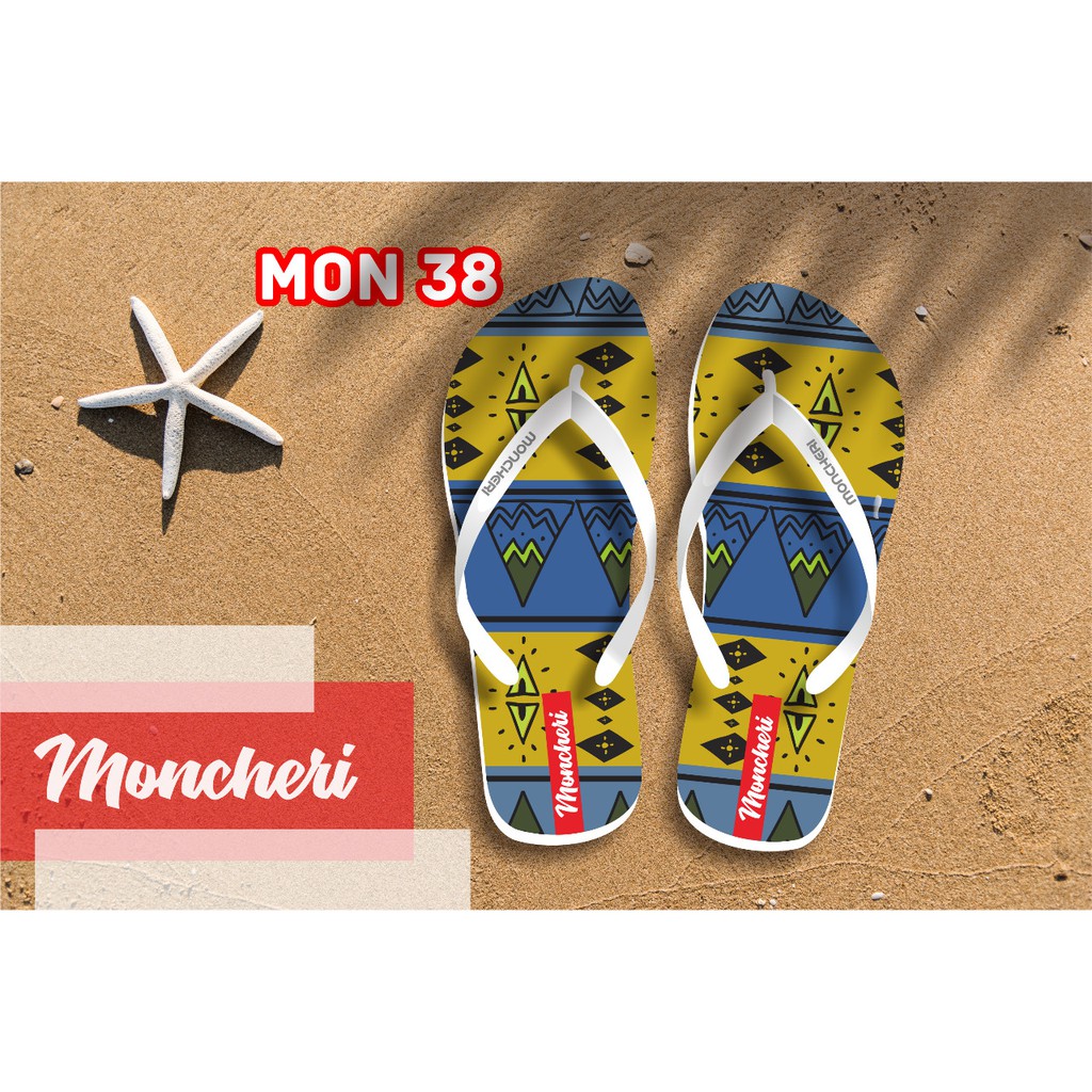 Sandal jepit Wanita MONCHERY Clothing(10) Promo NEW lucu