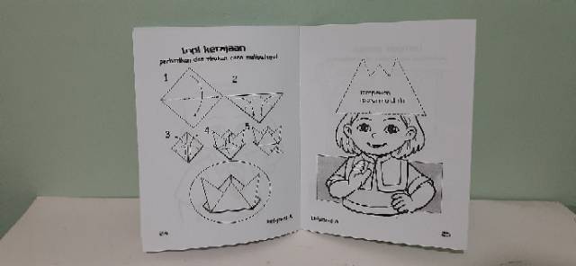 Buku Seni Melipat Kertas Origami Untuk Taman Kanak-kanak Oleh Cindy Salsabilla