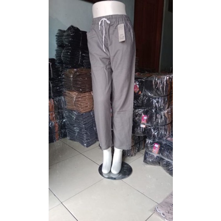 Haidi pants/celana kasual wanita/celana catton linen rami