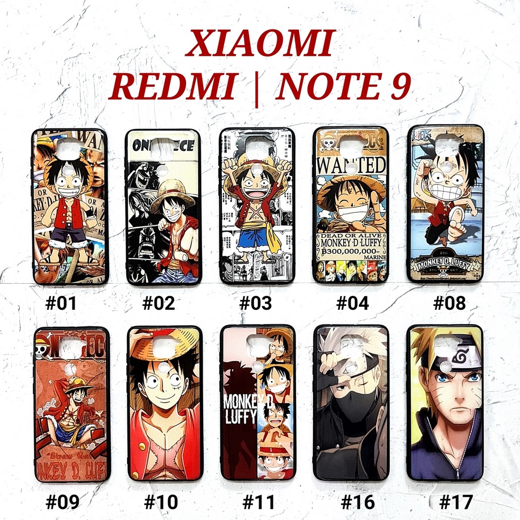 XIAOMI REDMI NOTE 3 NOTE 4 4X NOTE 5 5 PRO NOTE 7 NOTE 8 8 PRO NOTE 9 NOTE 9S 9 PRO  - ONE PIECE Soft Hard Case Naruto