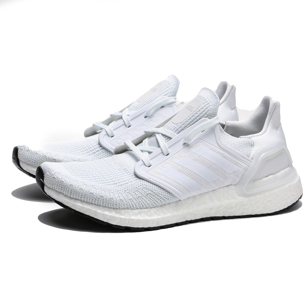 Sepatu Sneakers Desain Adidas Ultra Boost Bahan Woven Breathable Warna Putih Untuk Unisex Shopee Indonesia