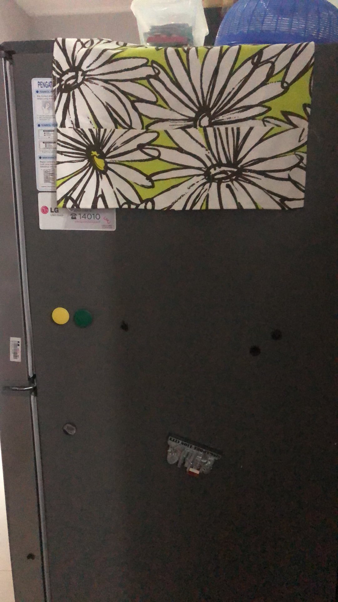 Taplak Cover Penutup Kulkas 1 Dan 2 Pintu Set Murah Bahan Kanvas Aneka Motif Part 5