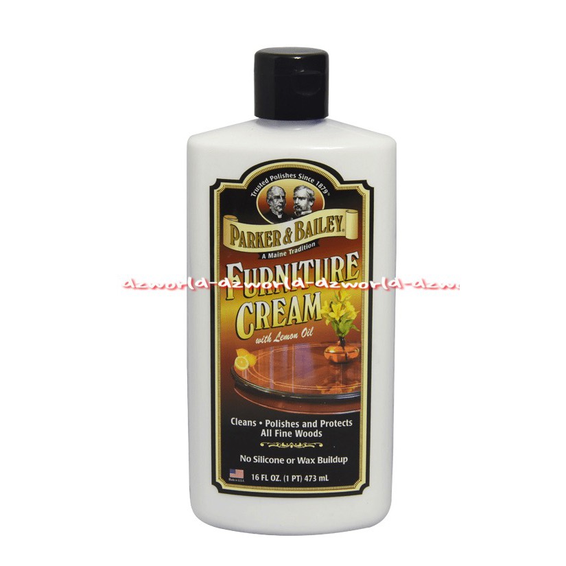 Parker &amp; Bailey Furniture Cream 473ml Krim Pembersih Furnitur Aroma Lemon Parkers