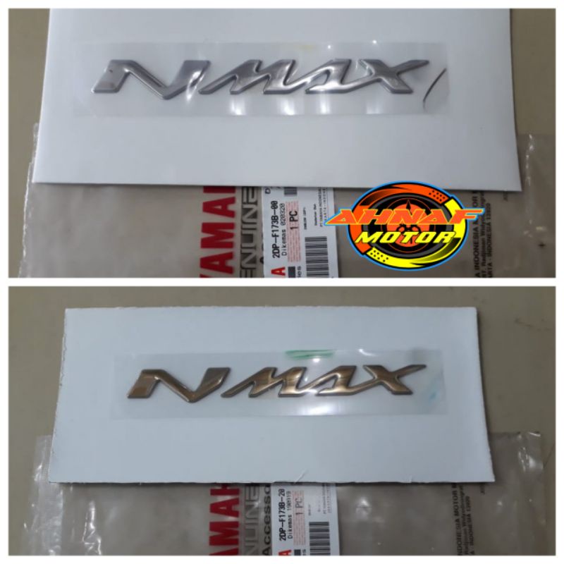 Emblem, Logo Tulisan Timbul Body Nmax N-max Old Lama Original Yamaha