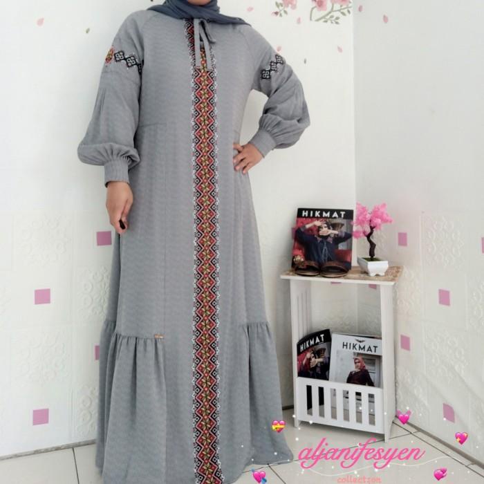 Dress / Gamis Abaya Hikmat Original A7722